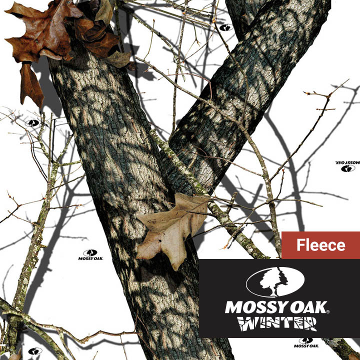 Mossy Oak Winter Camo Fleece