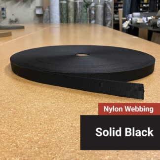 Nylon Webbing - Black