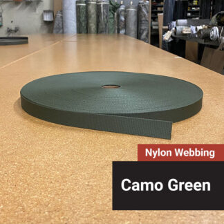 Nylon Webbing - Camo Green