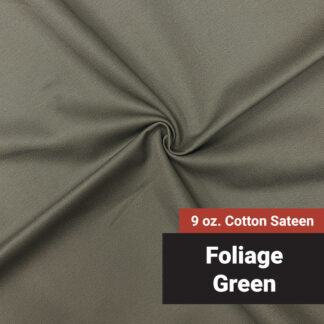 9oz Cotton Sateen - Foliage Green