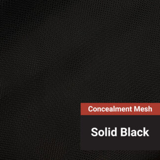 Concealment Mesh Black Fabric