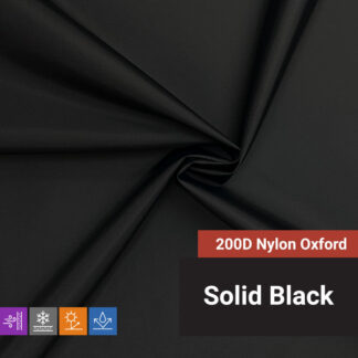 200D Nylon Oxford - Black