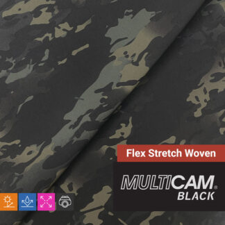 MultiCam Black - Flex Stretch Woven Fabric