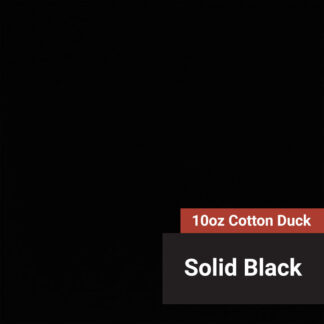 10oz. Cotton Duck - Solid Black